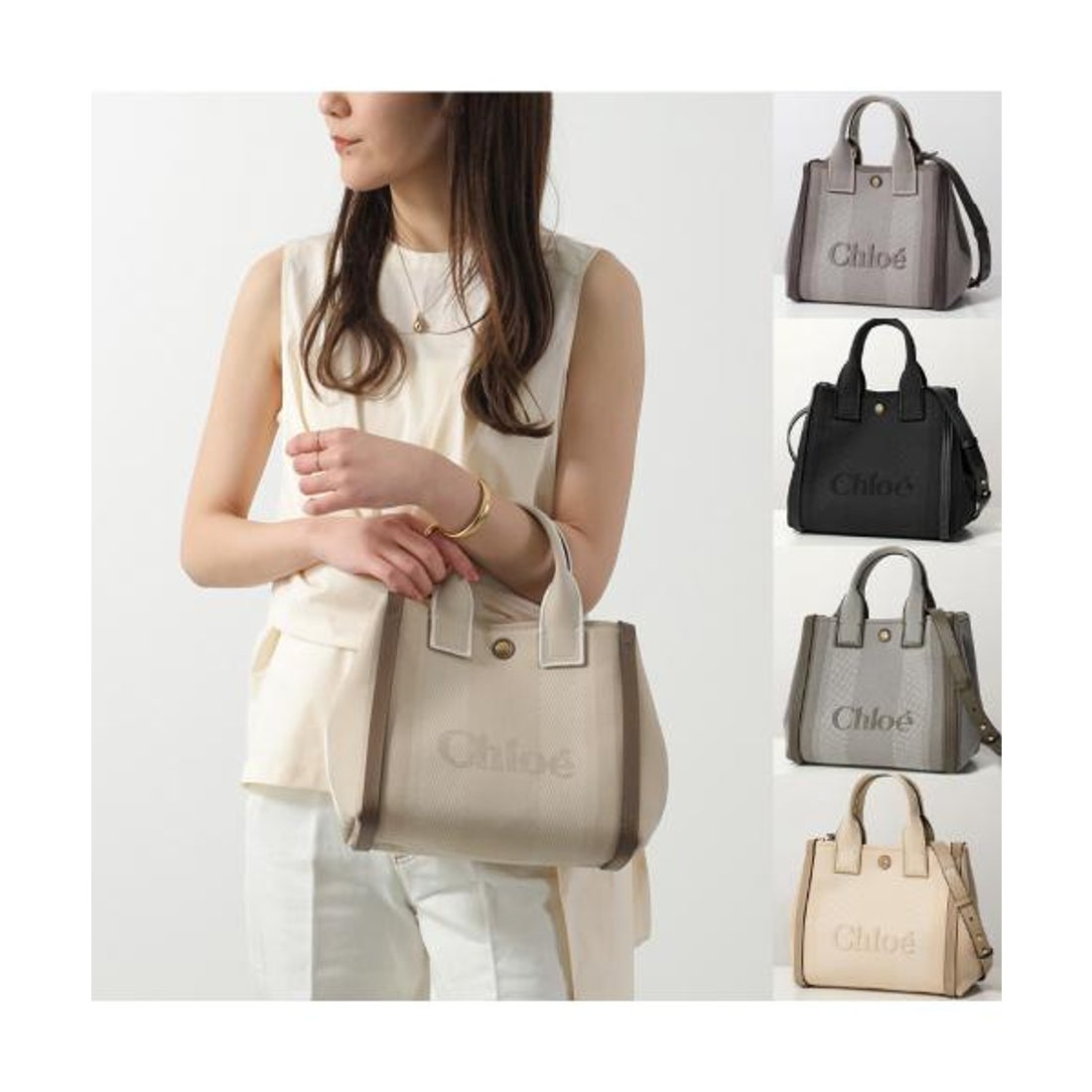 クロエ Chloe Chloe ショルダーバッグ CHC25SS911O65 SMALL キャンバス