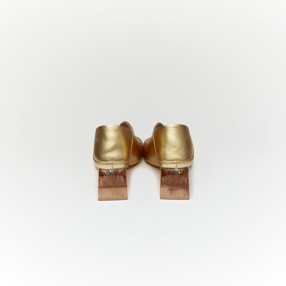 ERIN LEATHER PUMPS （Gold） -ALM. official web store | オリジナル