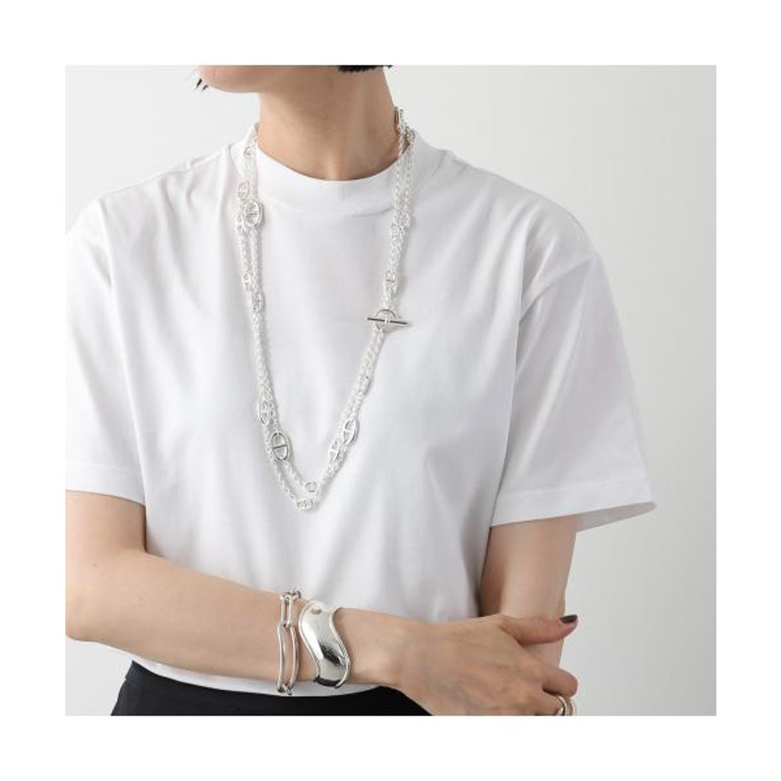 エルメス Hermes HERMES ロングネックレス ファランドール