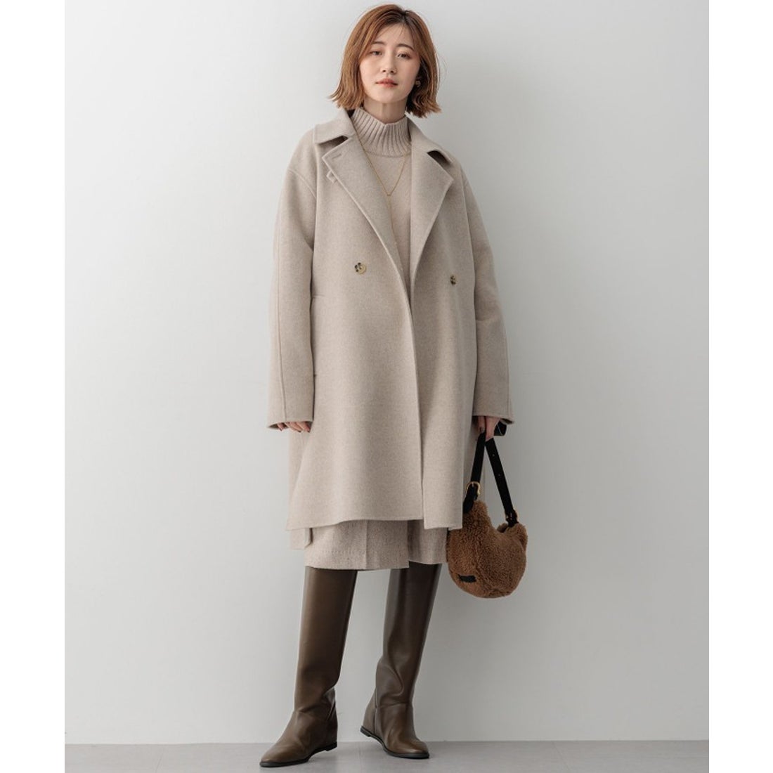 ニジュウサンク チイサイサイズ 23区 S MANTECOPure リバーコート