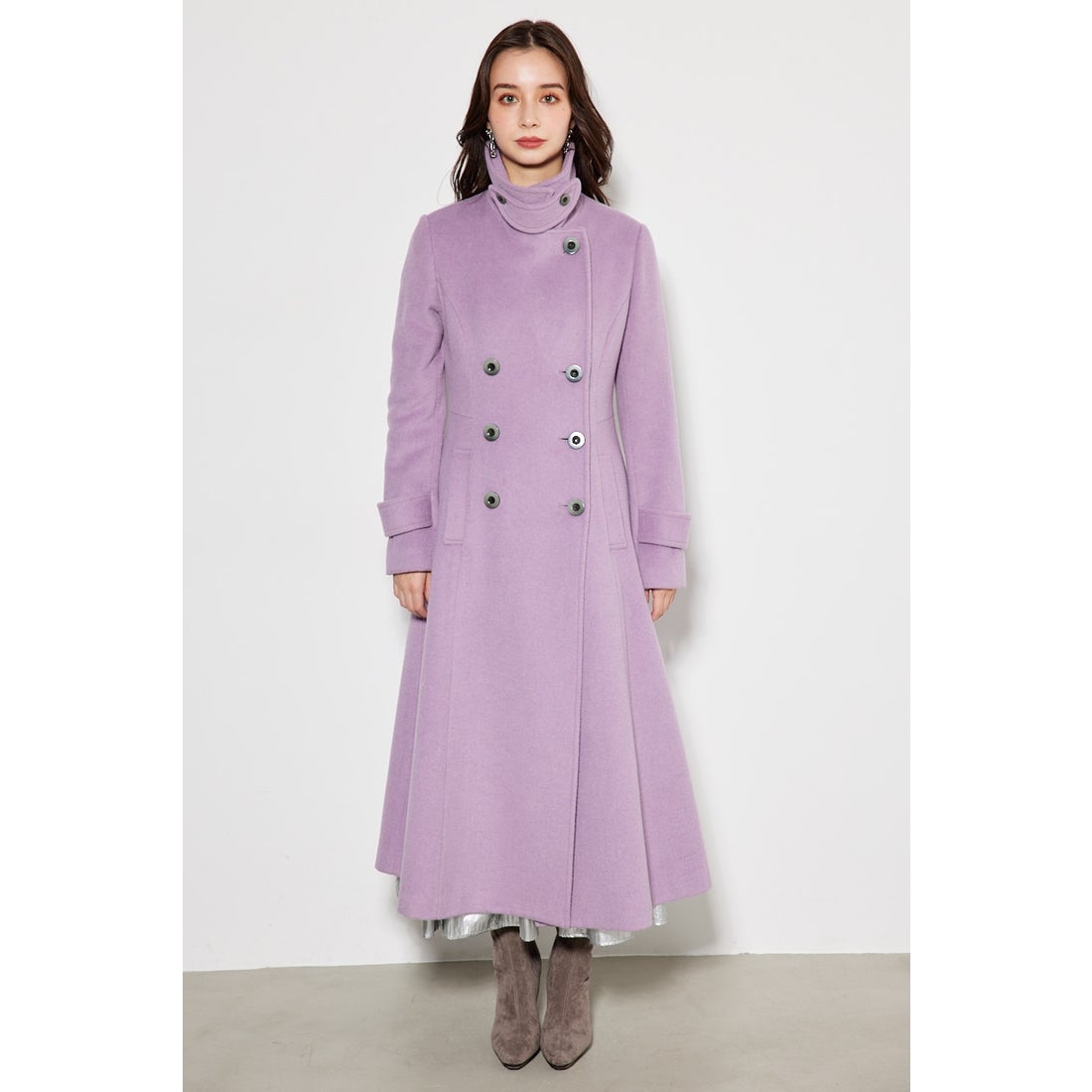 rienda ＃23シンデレララインコート PUR -ファッション通販 FASHION WALKER