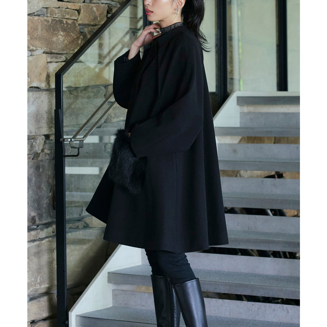 ルイルエブティック RUIRUE BOUTIQUE フォックスファー ポケット A