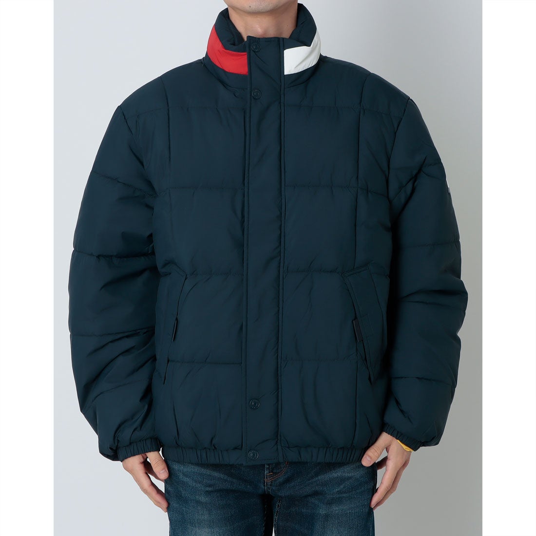トミー ヒルフィガー TOMMY HILFIGER ダウンブルゾン （ネイビー