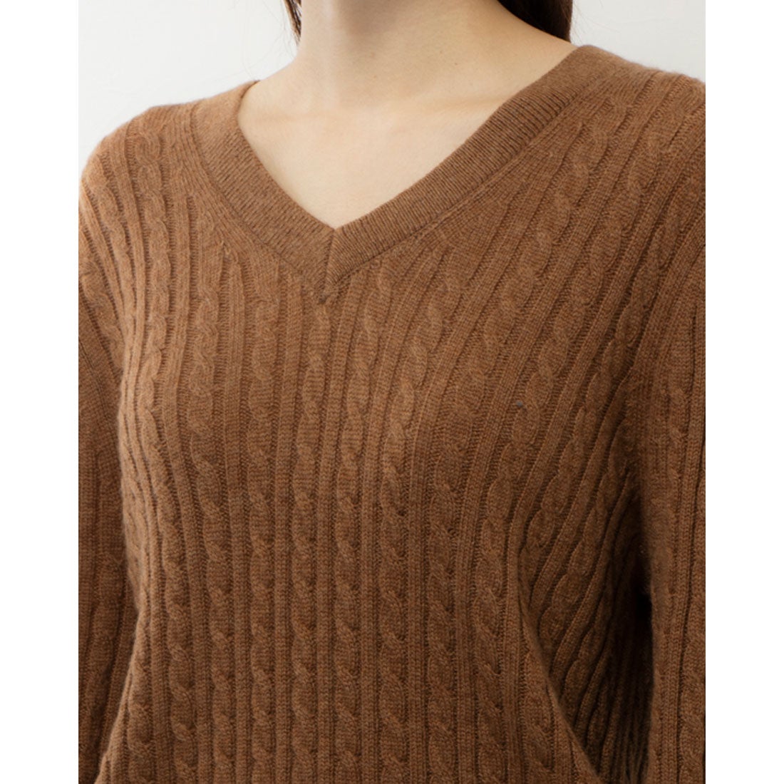 トミー ヒルフィガー TOMMY HILFIGER ソフトウールケーブルVネック