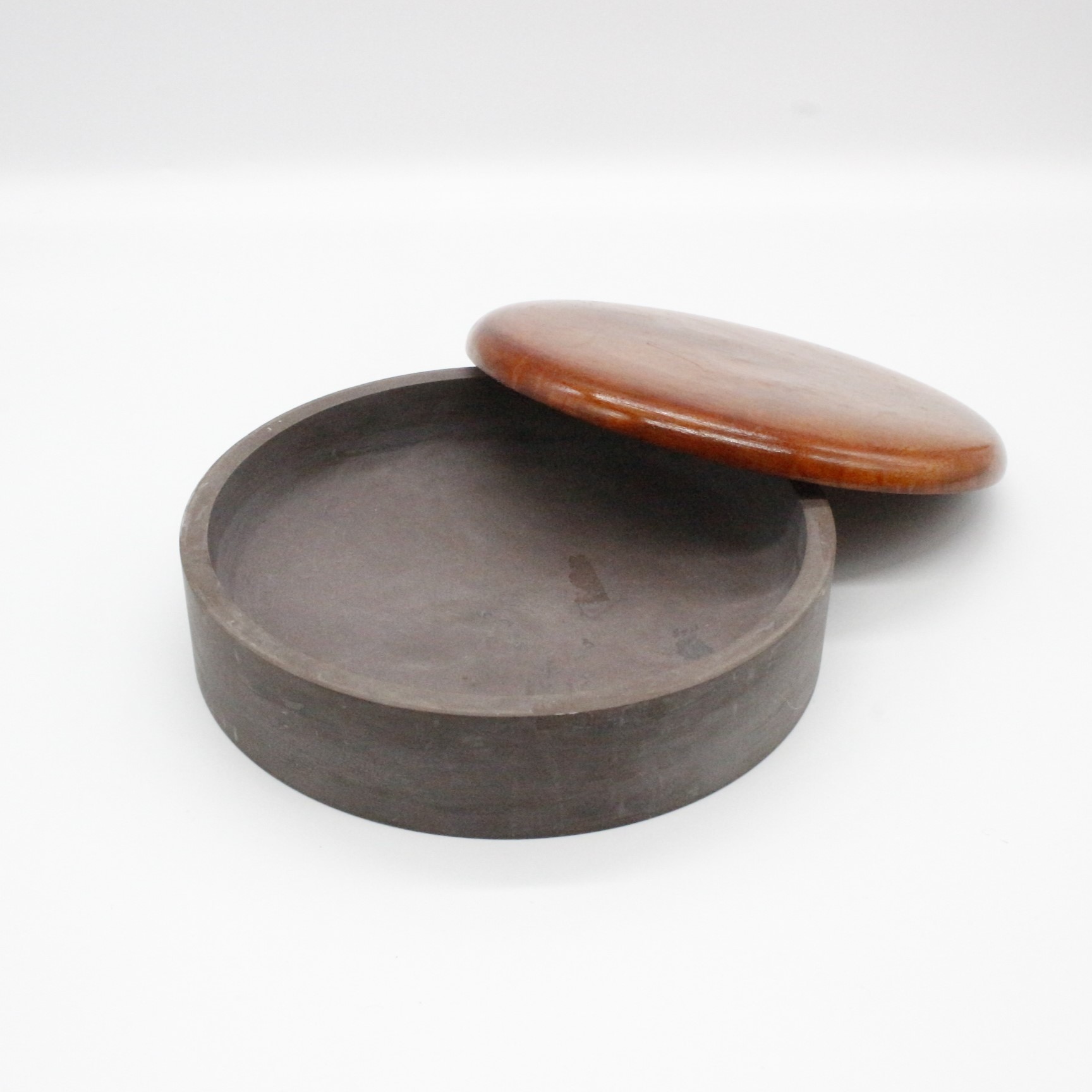 書芸サロン 賛交 / 唐硯 端渓 宋坑硯 丸 6吋