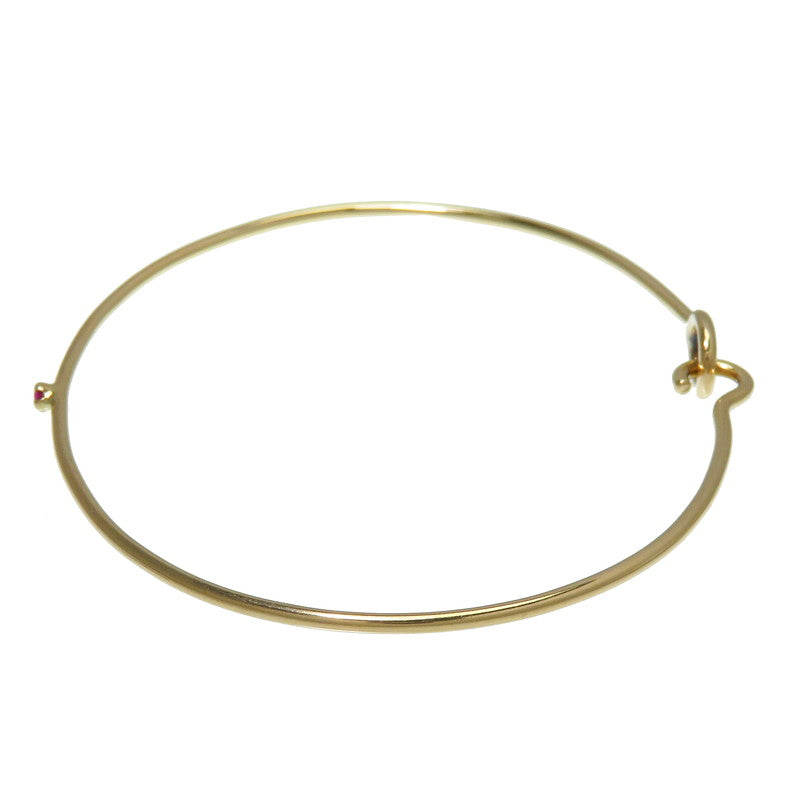 agete/アガット】 △刻印なし ルビー ブレスレット K10ゴールド 10金