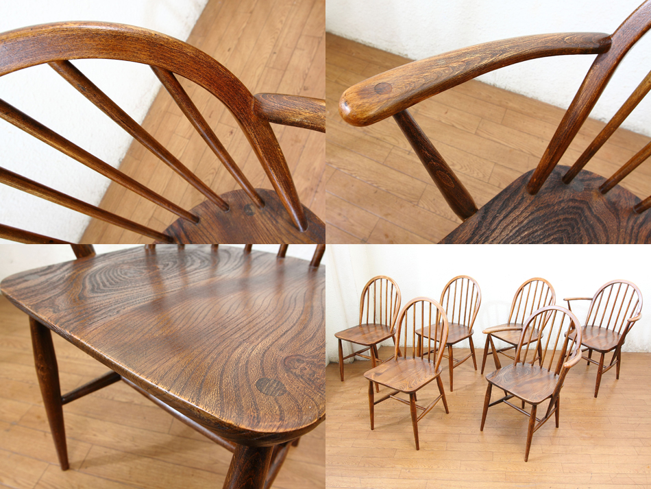 アーコールErcol フープバック ウィンザーアームチェア ｜アンティーク