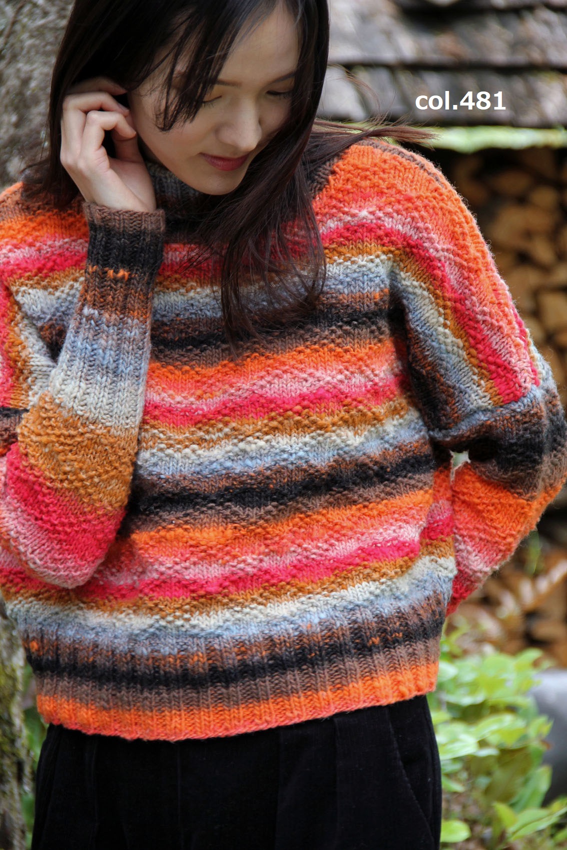 野呂英作 Online Shop / くれよん プルオーバー 編図付キット