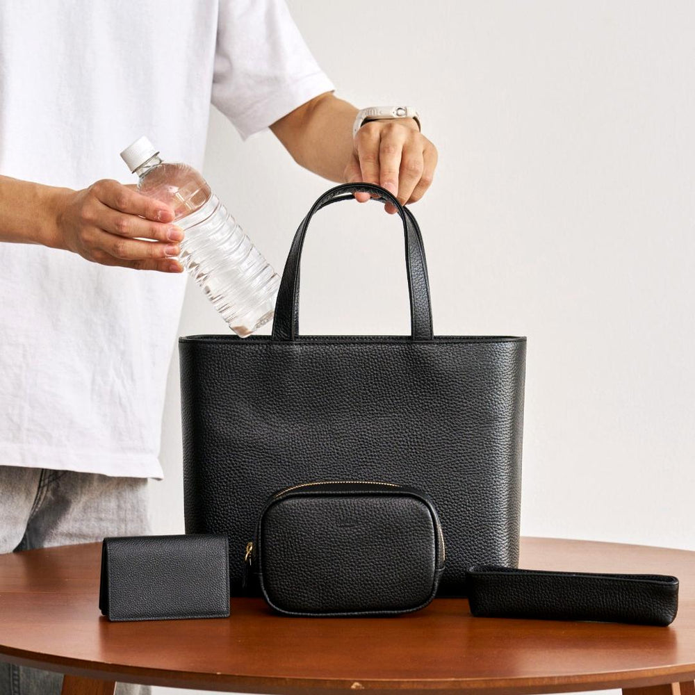 ジップミニトート ブラック – HushTug