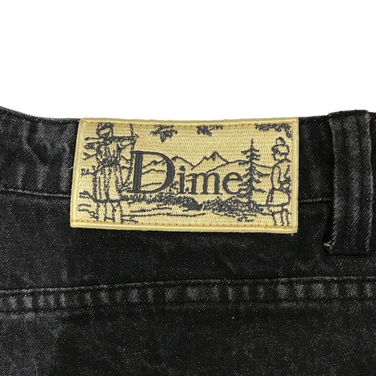 Dime(ダイム) バギーデニムパンツ ブラック サイズ XL｜【公式