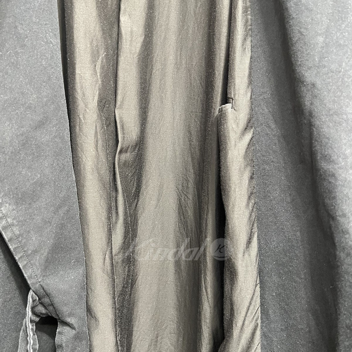 COMOLI(コモリ) 2022SS ウォッシュドタイロッケンコート V01-04008