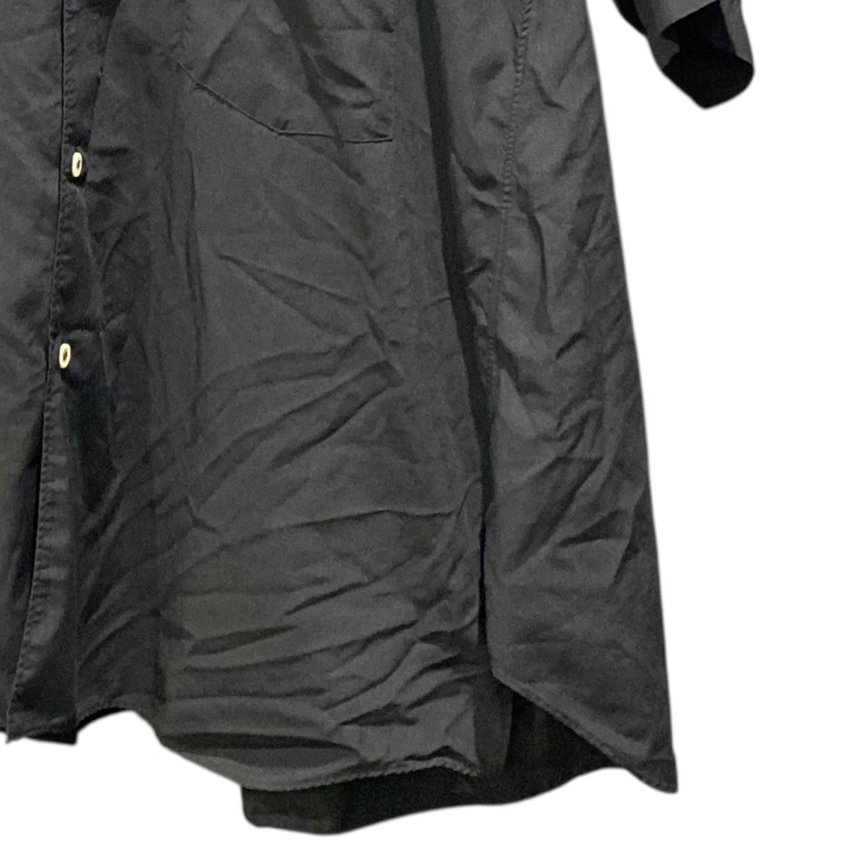 BLACK COMME des GARCONS(ブラックコムデギャルソン) 縮絨 ねじれ半袖