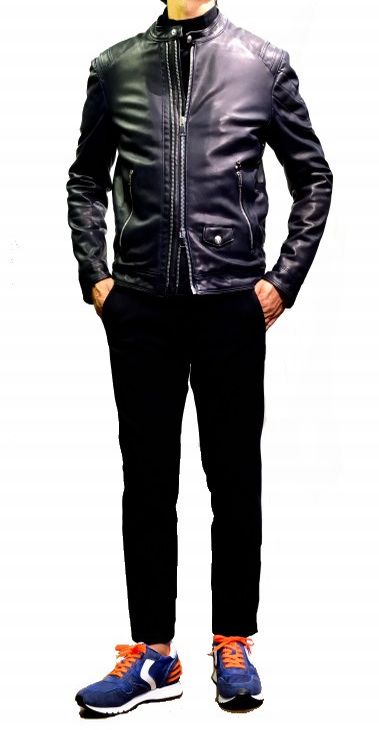 楽天市場】送料無料 デラン Delan ライダーズ メンズ 細身 おしゃれ