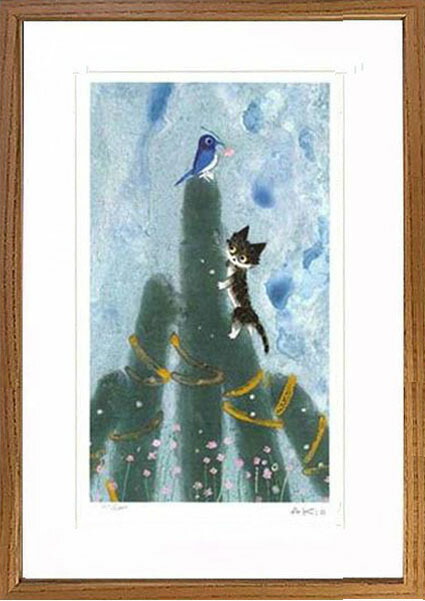 楽天市場】絵画 渡辺あきお それぞれの時間 版画 インテリア : 絵画生活