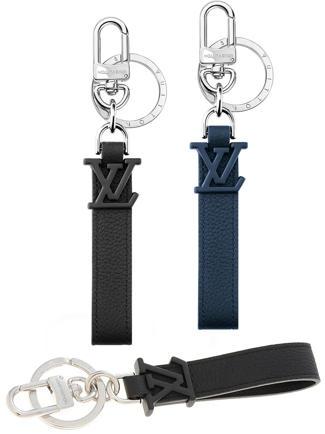 楽天市場】LOUIS VUITTONキーリング＆フックルイヴィトン キーホルダー
