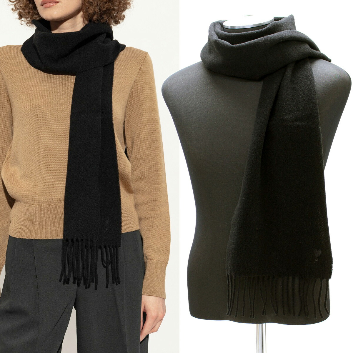 楽天市場】AMI PARIS アミ パリス OVERSIZED AMI DE COEUR SCARF