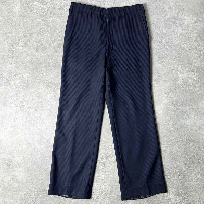 楽天市場】60s UNKNOWN 無地 2タック ウール スラックス パンツ / 60