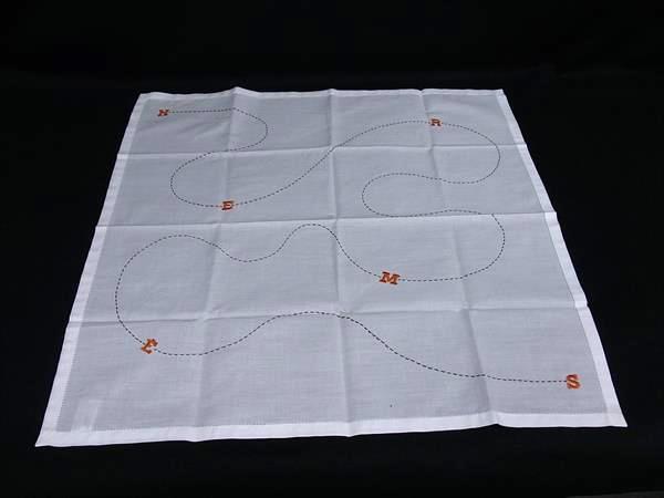 楽天市場】エルメス ポケットチーフ 45 マイヨン デシェネ