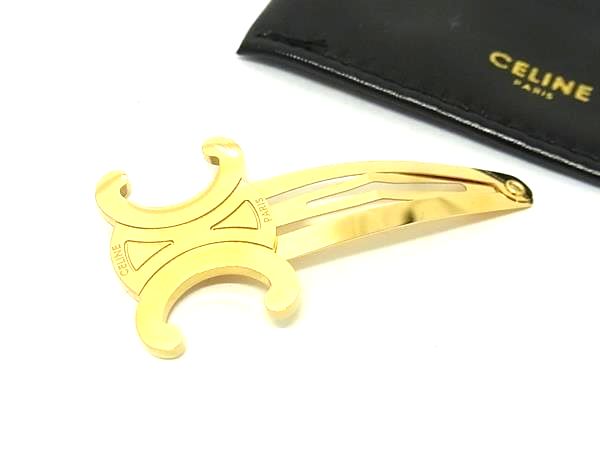 楽天市場】セリーヌ CELINE ヘアアクセサリー シルバー トリオンフ