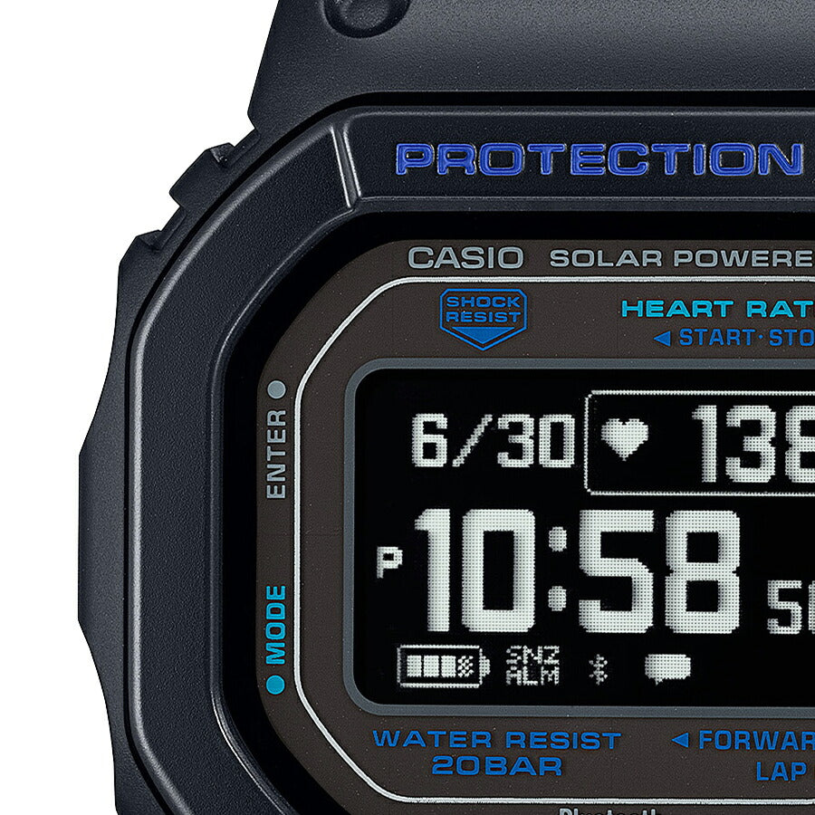 G-SHOCK G-SQUAD 心拍計測 血中酸素レベル計測 DW-H5600-1A2JR メンズ