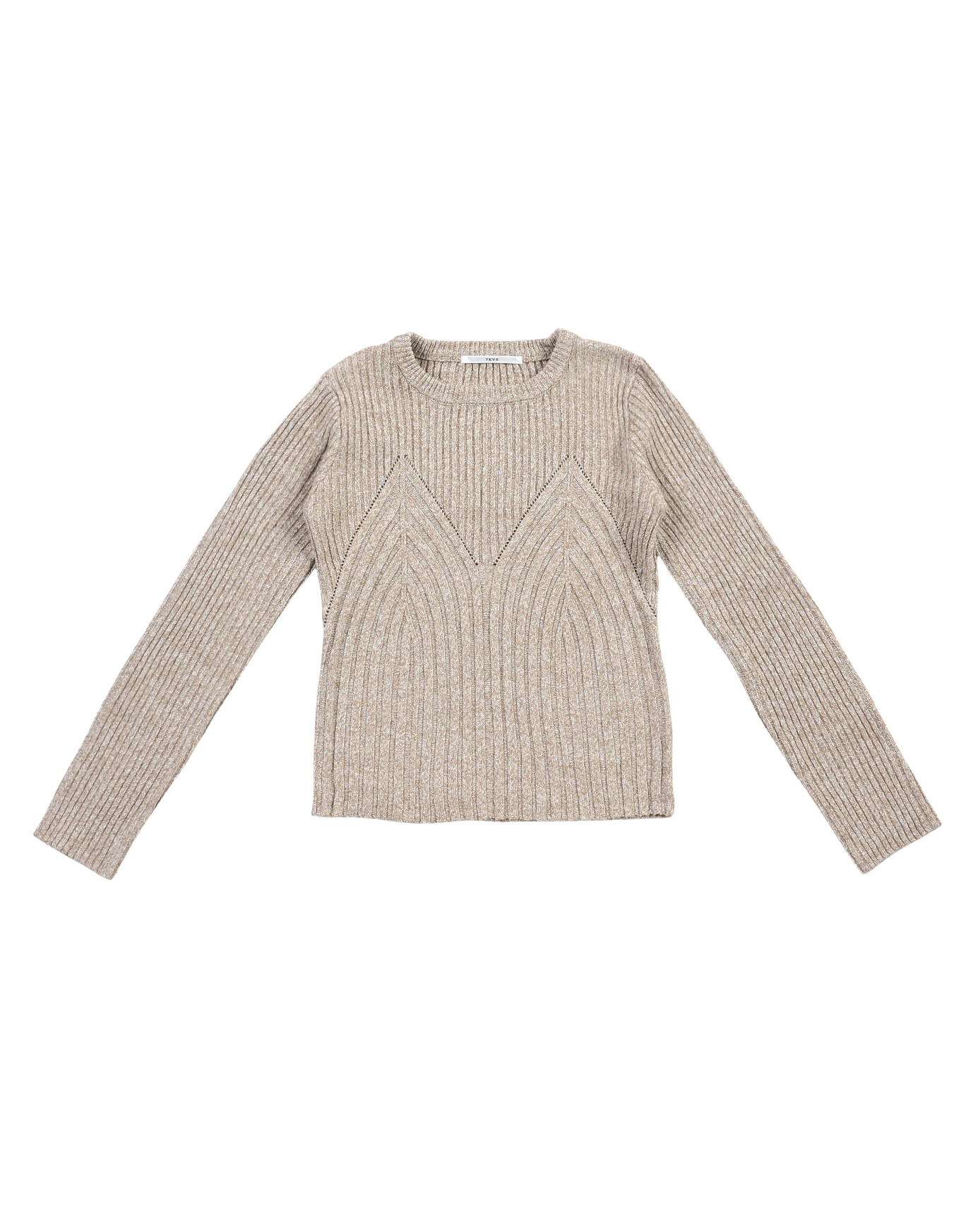 ミックスニットビスチェ見えプルオーバー - YEVS