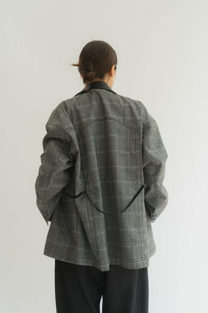 Knuth Marf - custom leather military jacket(unisex)/che