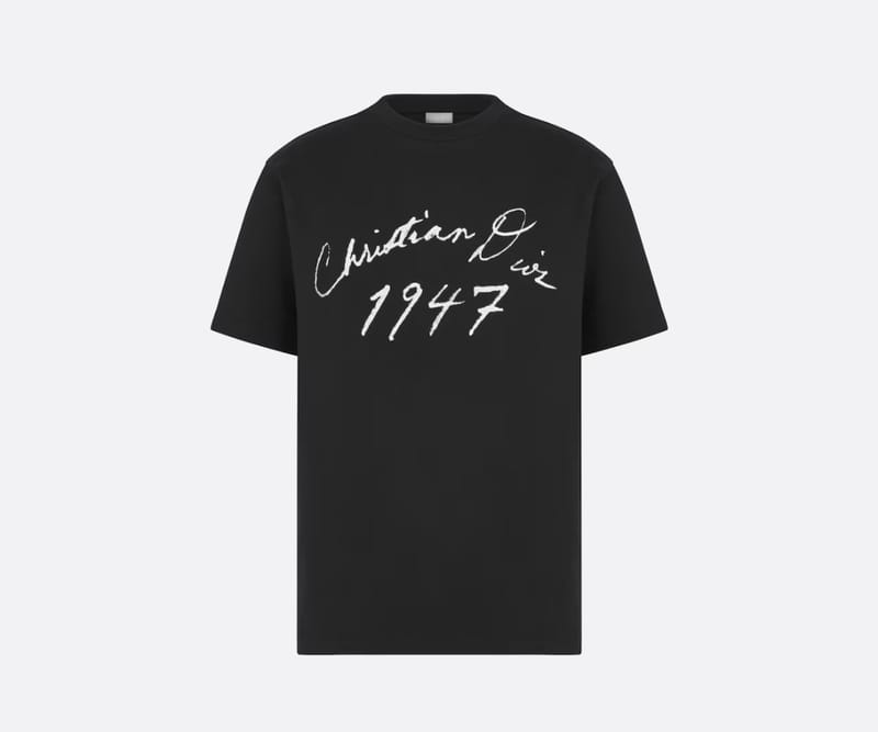 Dior handwritten Christian Dior relaxed fit T-shirt