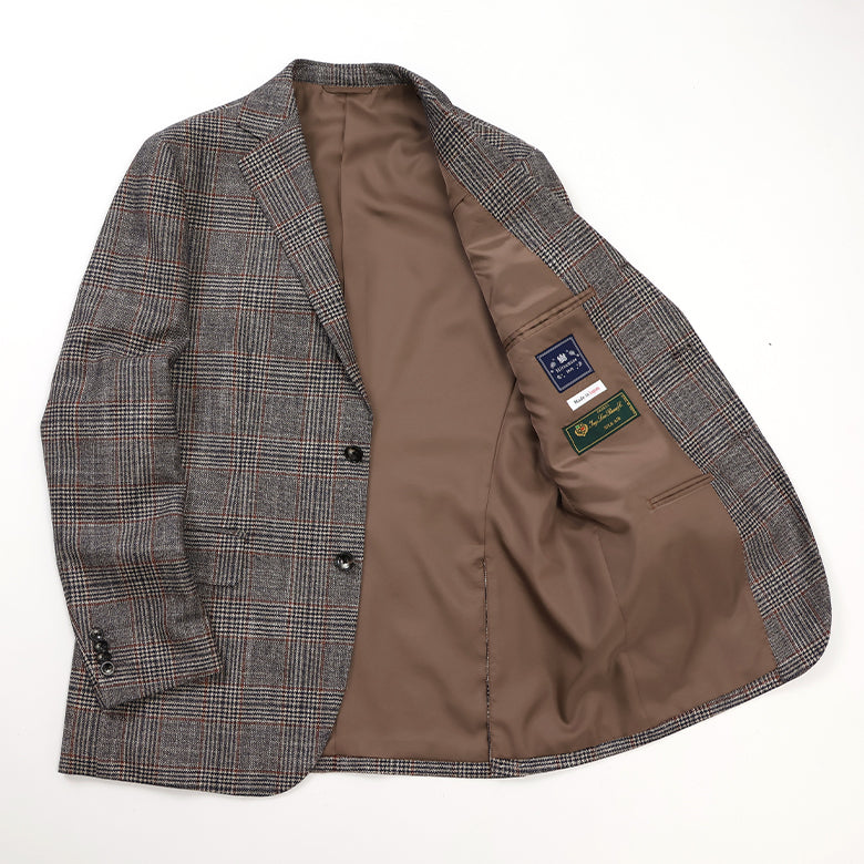 ロロピアーナチェックカラーペンジャケット【Made in Japan