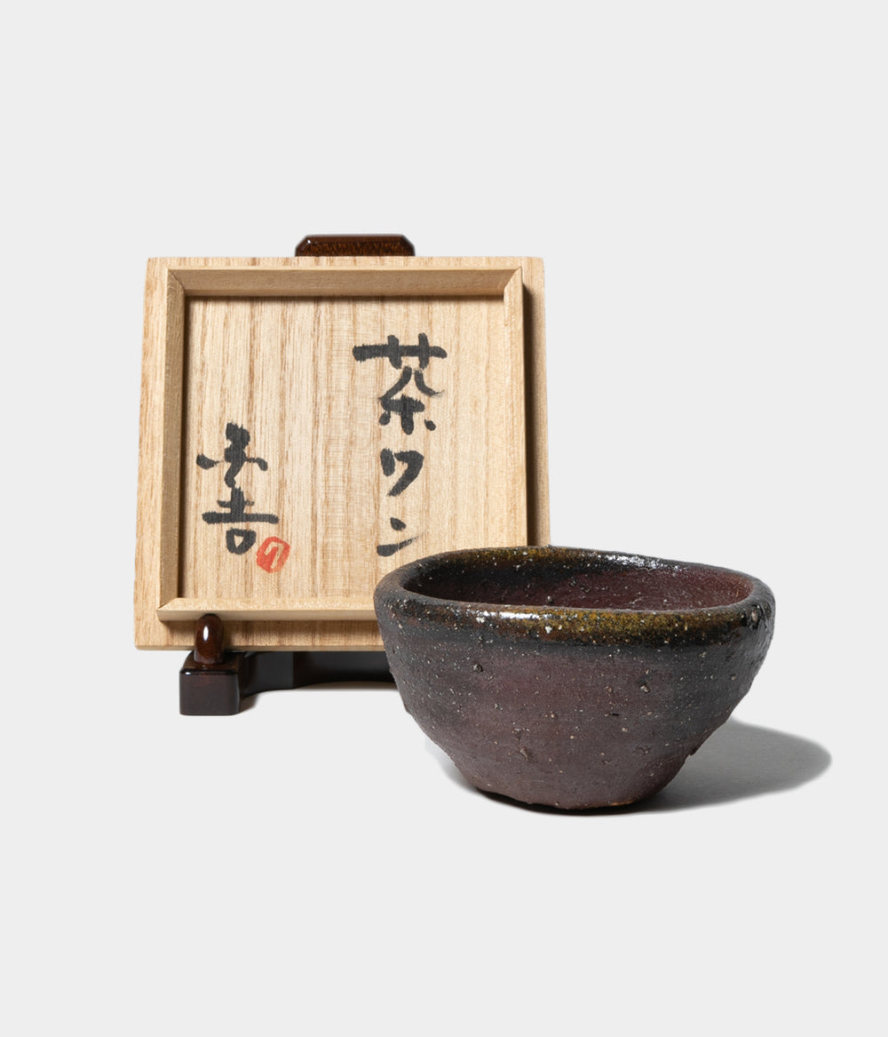 まる 國吉清尚 作 焼締カップ 國吉清尚作 焼き〆マグカップ 國吉清尚作