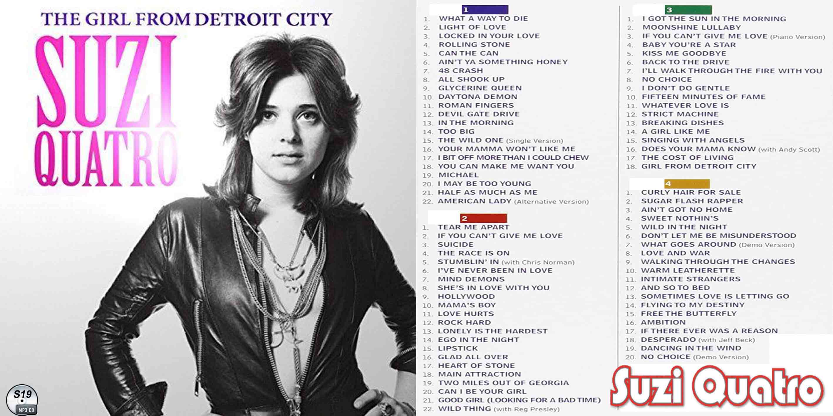 S19□スージー・クアトロ 82曲 Suzi Quatro MP3CD - souflesh 音楽工房