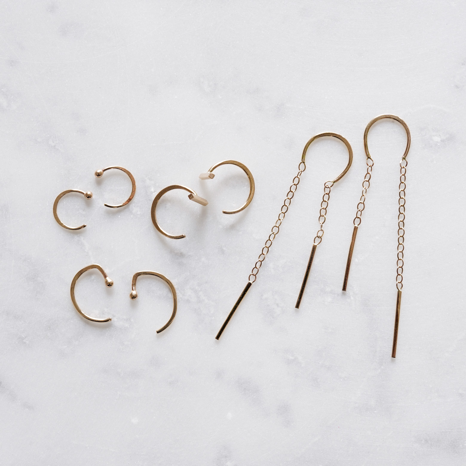 Small Hugger Earrings (Melissa Joy Manning) - SOURCE objects