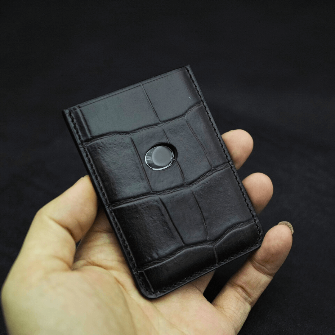 レクサス】カード型ブラックレザースマートキーケース