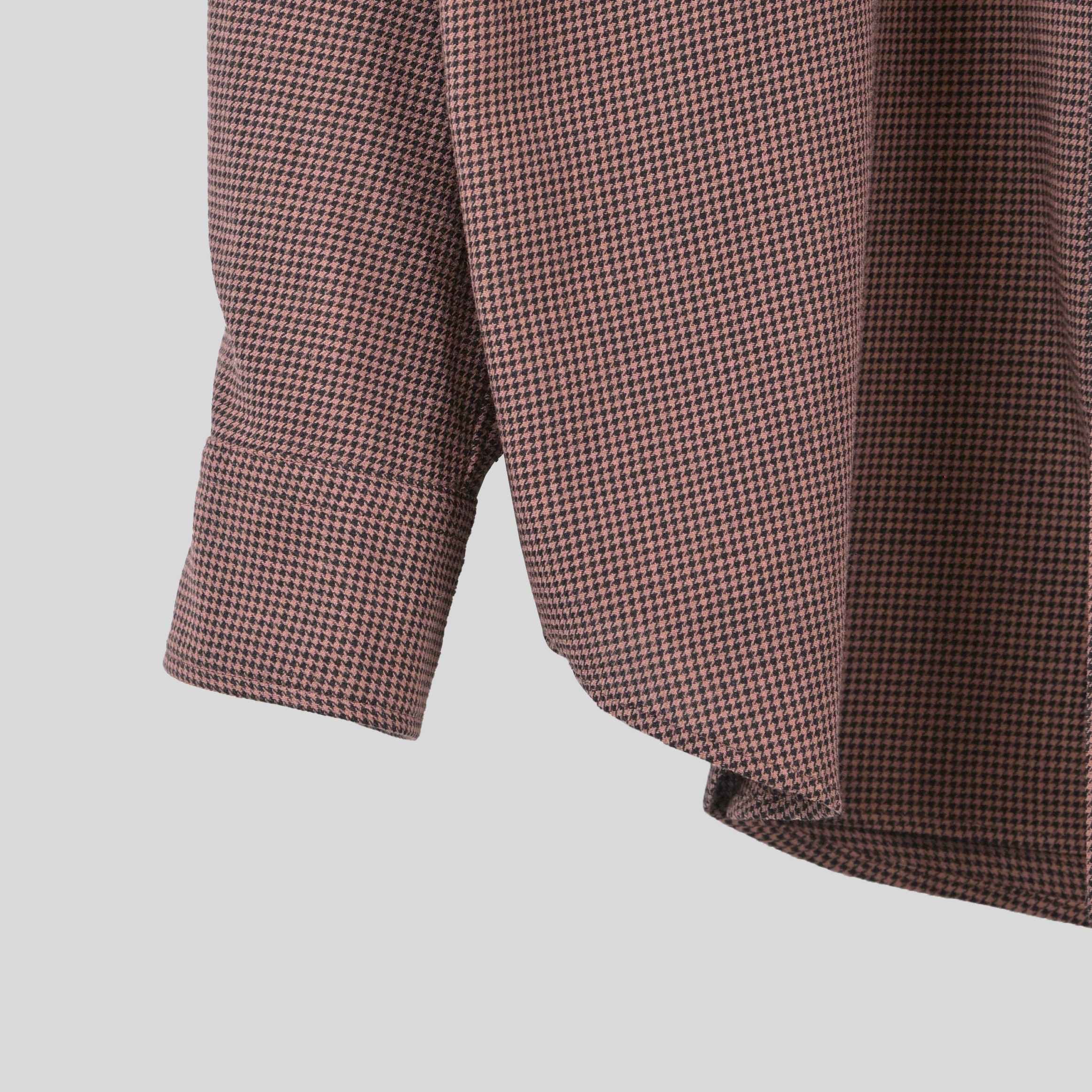 ULTERIOR｜RAYON LINEN CHECK SHIRT- STOTELA clothing store