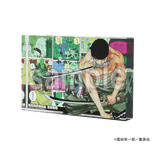ONE PIECE】アクリルブロック“HEROES” ロロノア・ゾロ: 雑貨｜東映