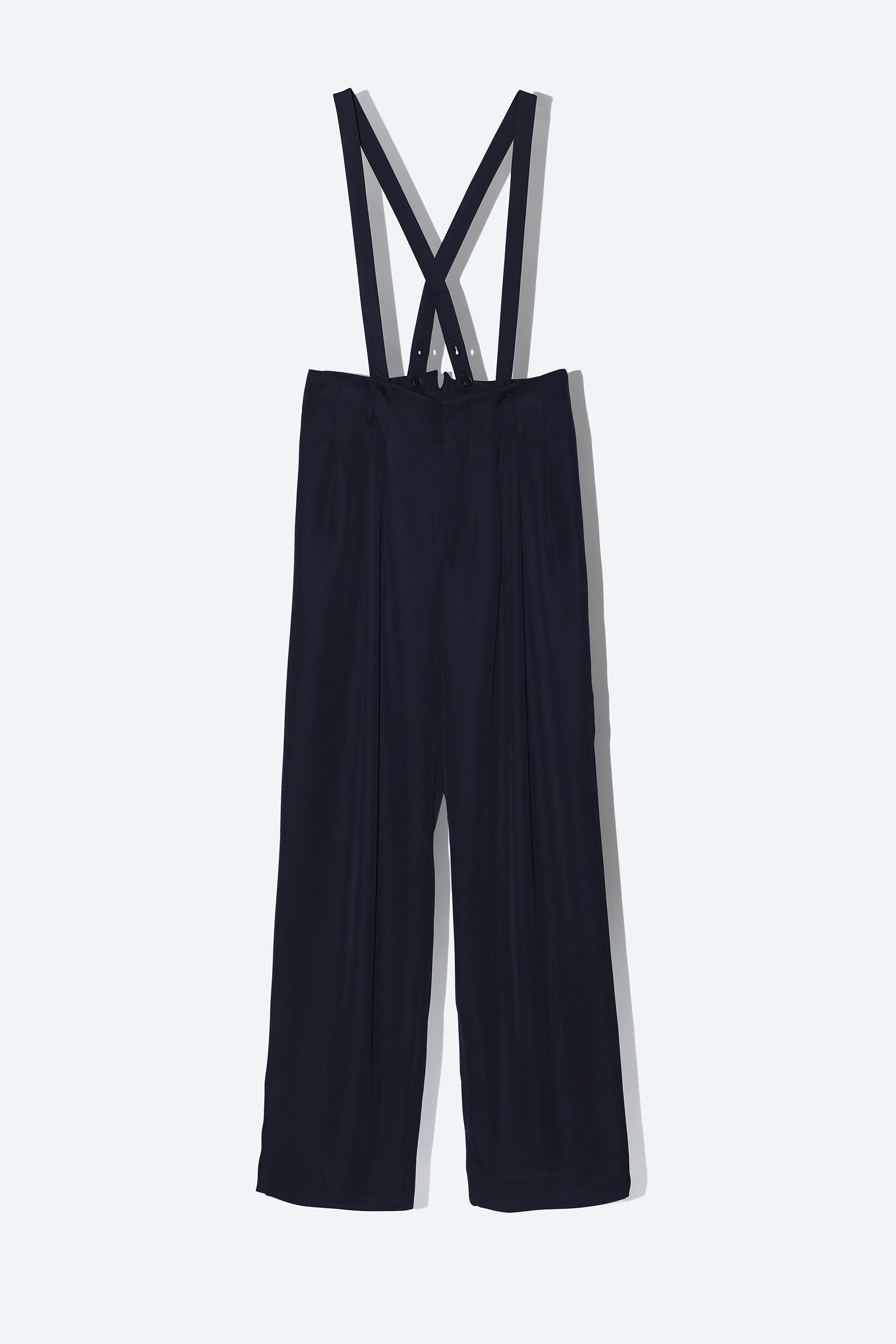 ACETATE TWILL SUSPENDER PANTS – TOGA ONLINE STORE