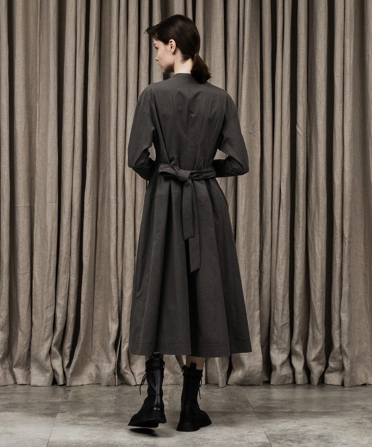 コットンクロスシャツドレス（マキシ・ロングワンピース） | UNTITLED