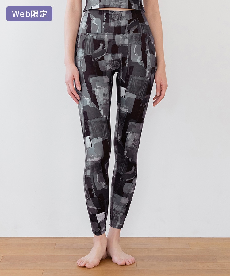 SUKALA】ミックスプリントレギンス(XS・S・M・Lサイズ ブルーミックス