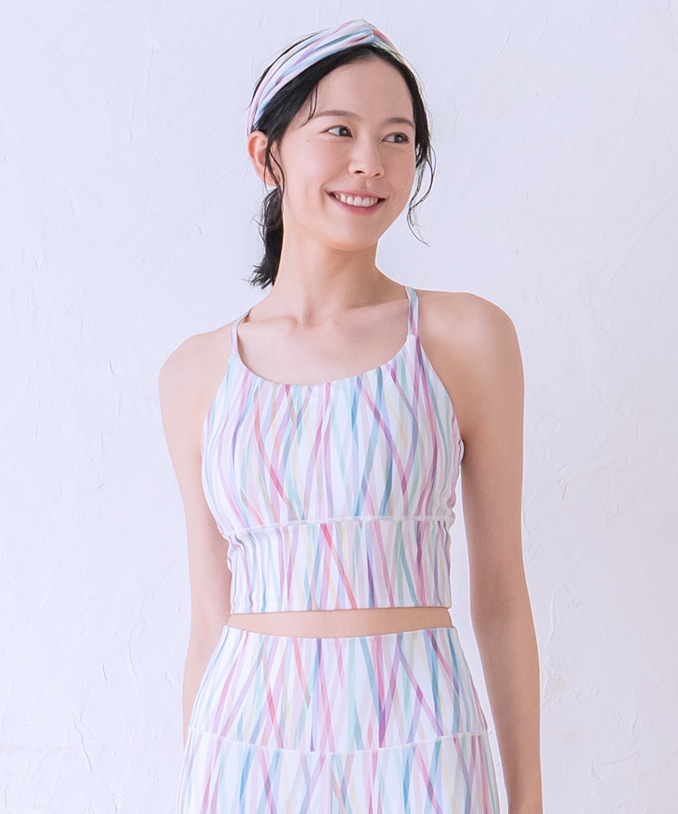 SUKALA】ラインプリントブラトップ(S): ヨガウェアLAVA公式オンライン