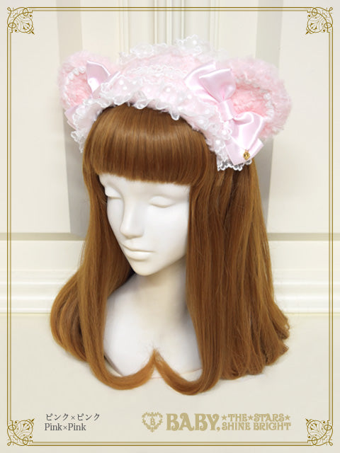 BABY くまみみカチューシャ 茶色 ブラウン BABY くまみみカチューシャ