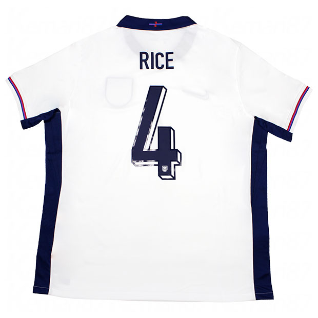 イングランド代表 2024 ホーム 半袖レプリカユニフォーム 4.デクラン