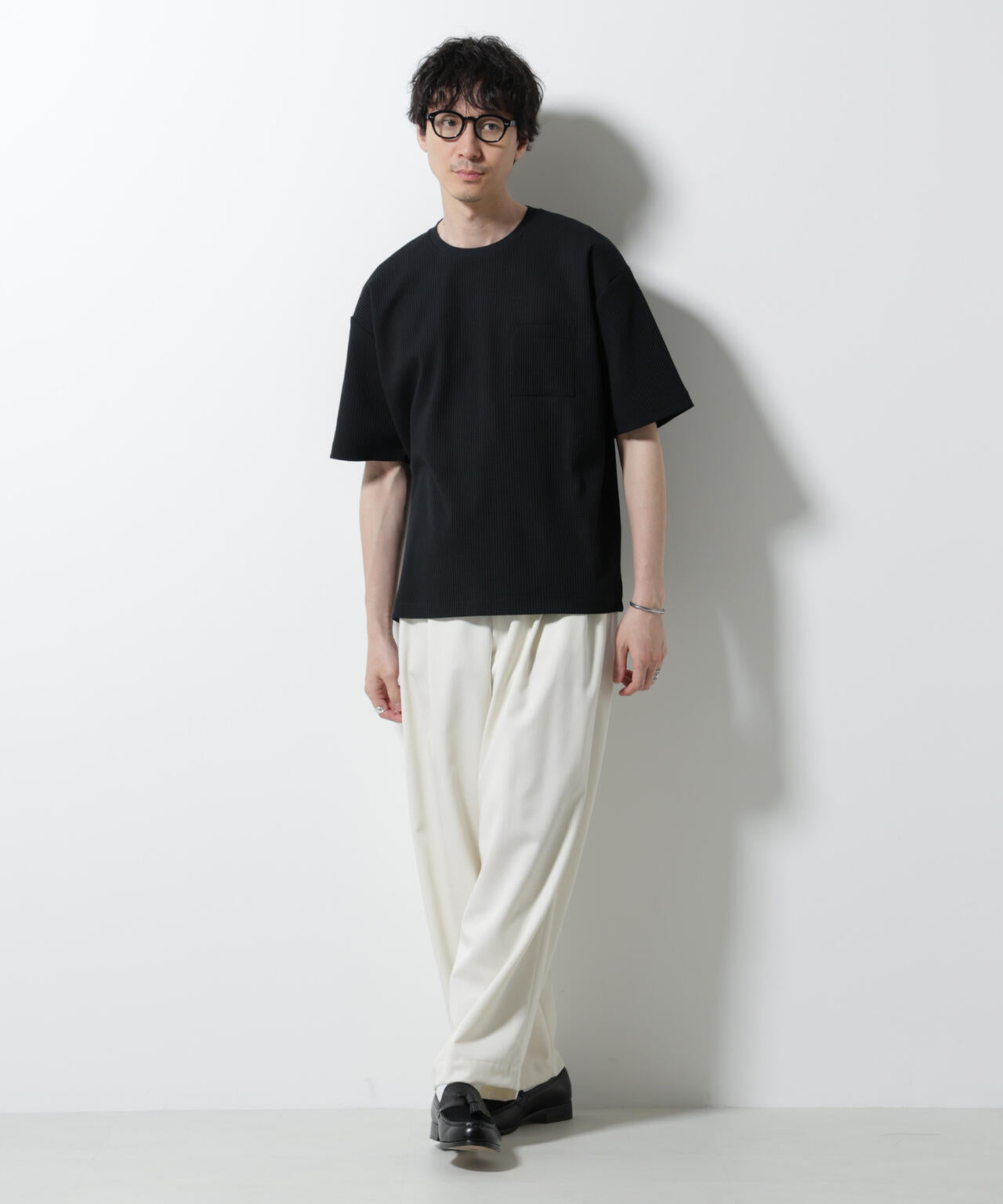 ドライソフトワッフル Tシャツ 半袖