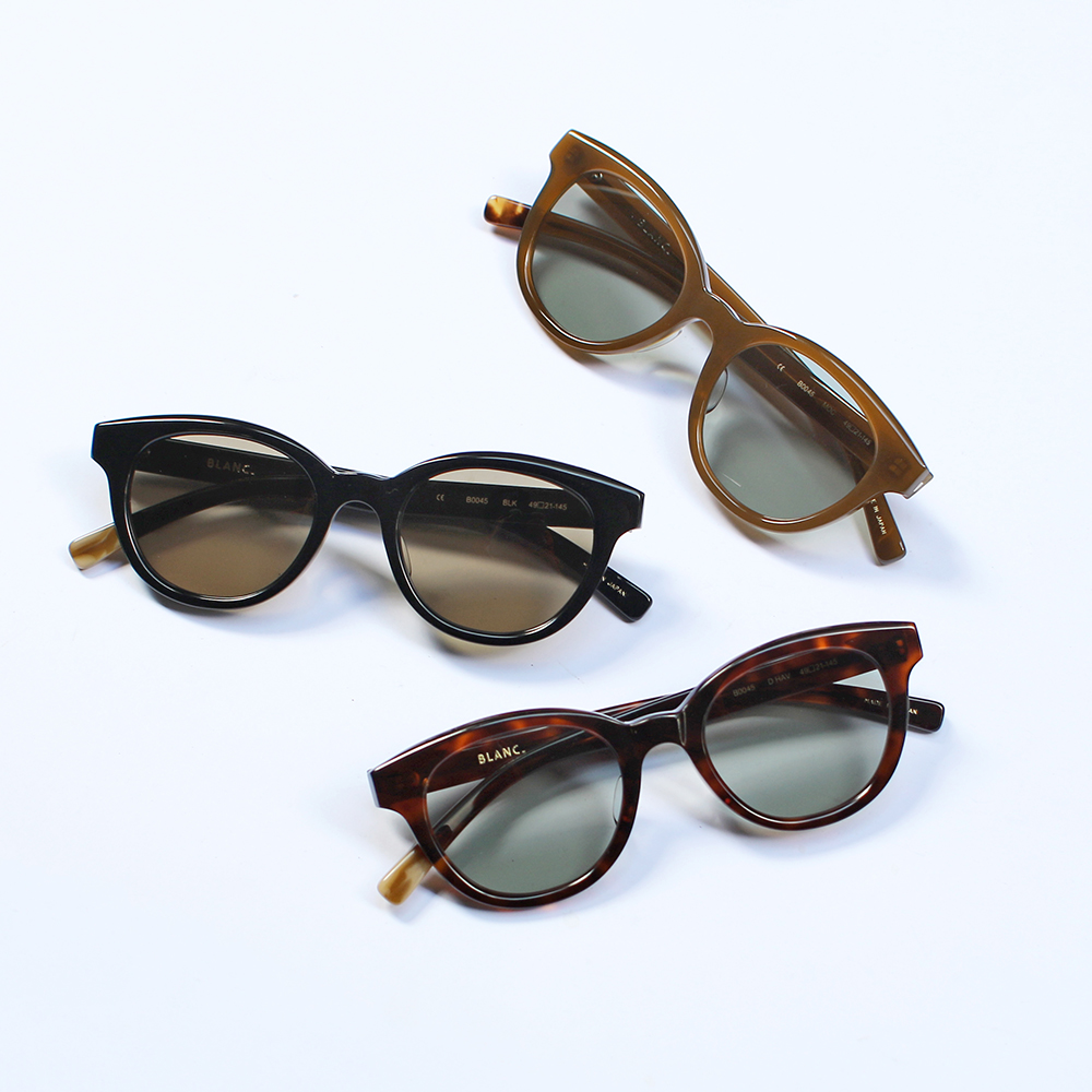 BLANC.. | 【BLANC..】 B0045 BLACK/L.BRN サングラス | 正規取扱い