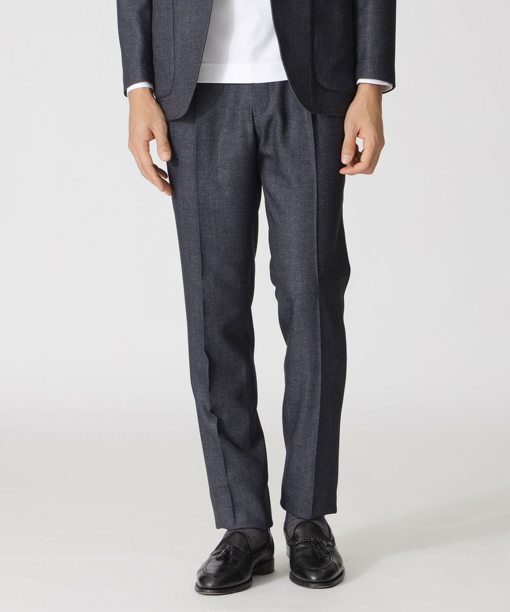 STUART'S TRAVELER」 メランジプリント スラックス(パンツ)｜Paul