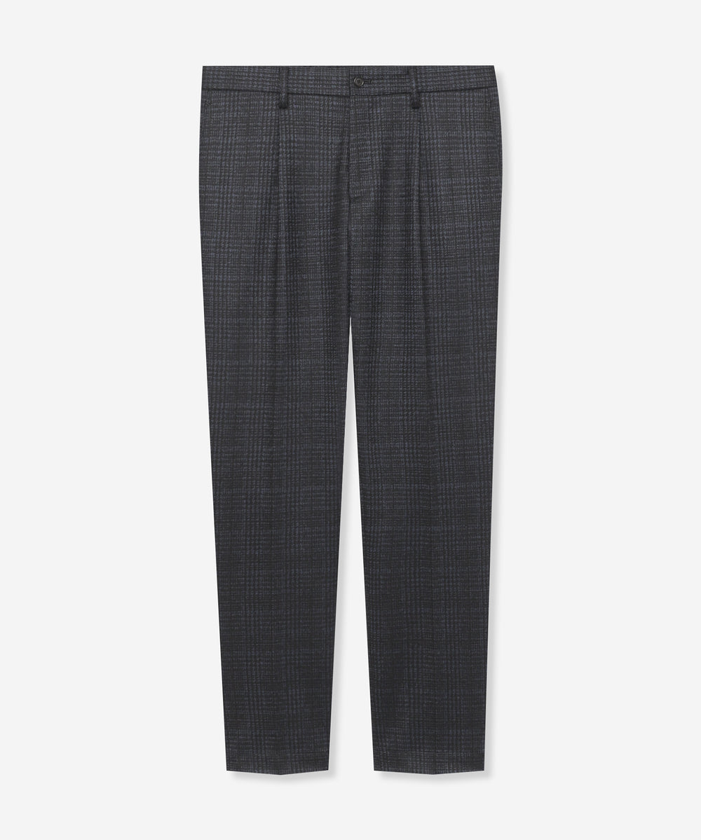 LEON掲載】【FLEX JERSEY】グレンチェックセットアップパンツ(パンツ