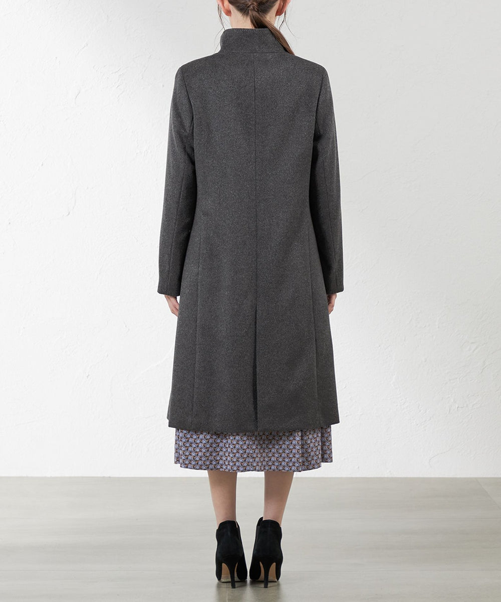 ピュアカシミヤスタンドカラーコート(コート)｜AMACA(アマカ)の