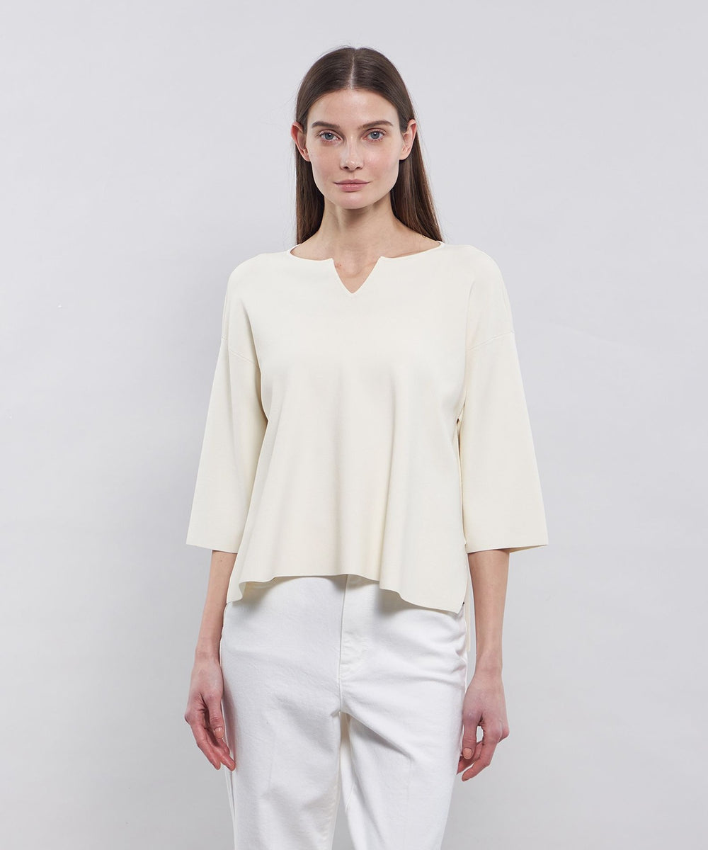 La maglia】 キーネックニットプルオーバー(トップス)｜EPOCA(エポカ