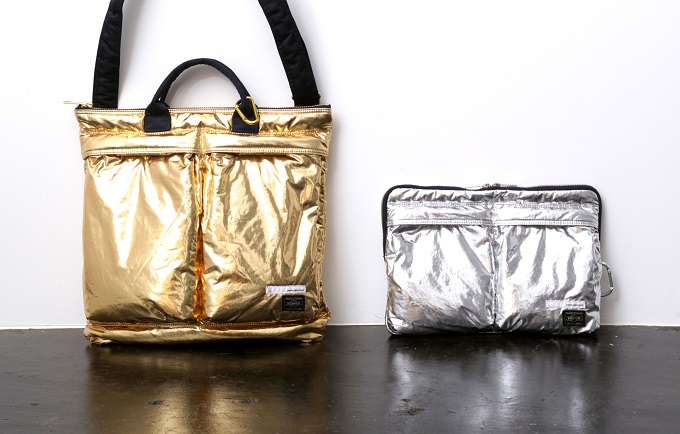 プティローブノアー×ポーター、ゴールド＆シルバーに輝くアイテムを