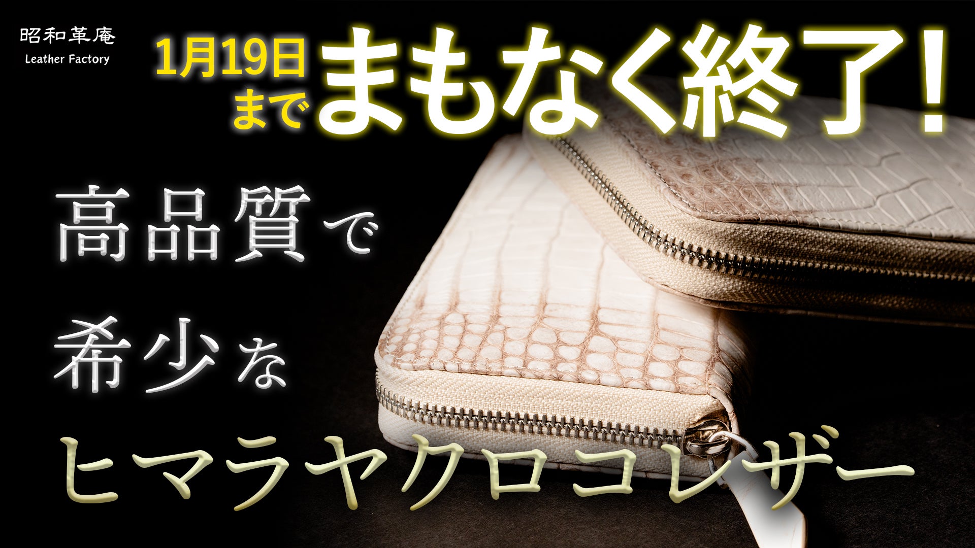 希少クロコレザー”で仕立てた長財布＆キーケースがこの値段で【5色で