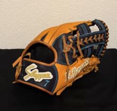 久保田スラッガー 軟式オーダーグラブ 小型内野手用 福岡支店型付け