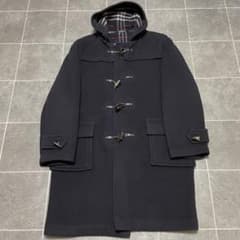 Burberry ダッフルコート ネイビー 【状態要チェック】 - メルカリ